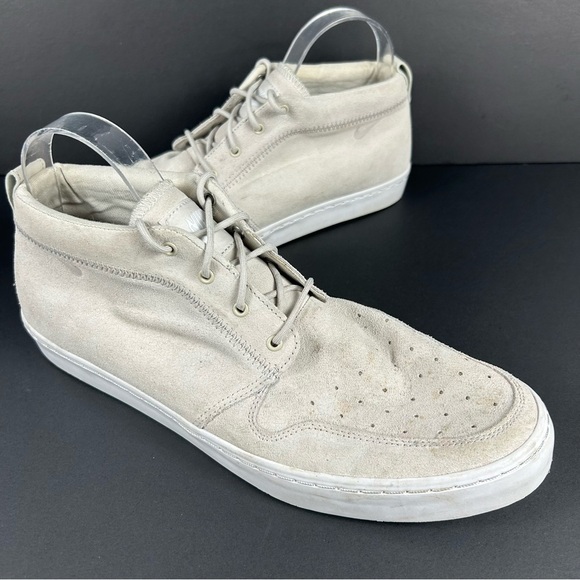 ❤️ Nike Cream High-Top Sneakers with Modern Design 517409-003 suede leather 11 - Picture 3 of 7